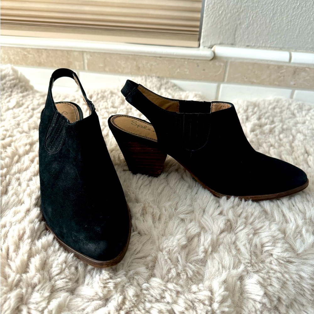 Splendid Averie suede black mules